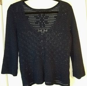 Lucky Brand Blue Cardigan